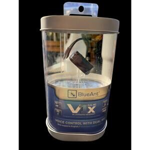 BlueAnt V1X Dual Mic Bluetooth Headset Voice Control Wireless Earpiece New